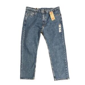 NWT Levi’s 505 Men’s 40x30 Regular Stretch Straight Leg Denim Blue Jeans